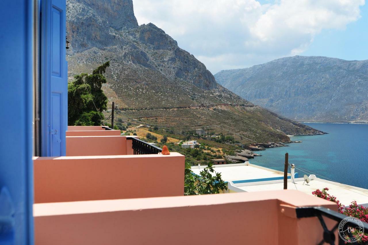 Kalymnos Skalia Mountain-Sea Villa Bagian luar foto