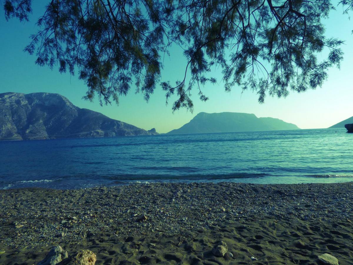 Kalymnos Skalia Mountain-Sea Villa Bagian luar foto