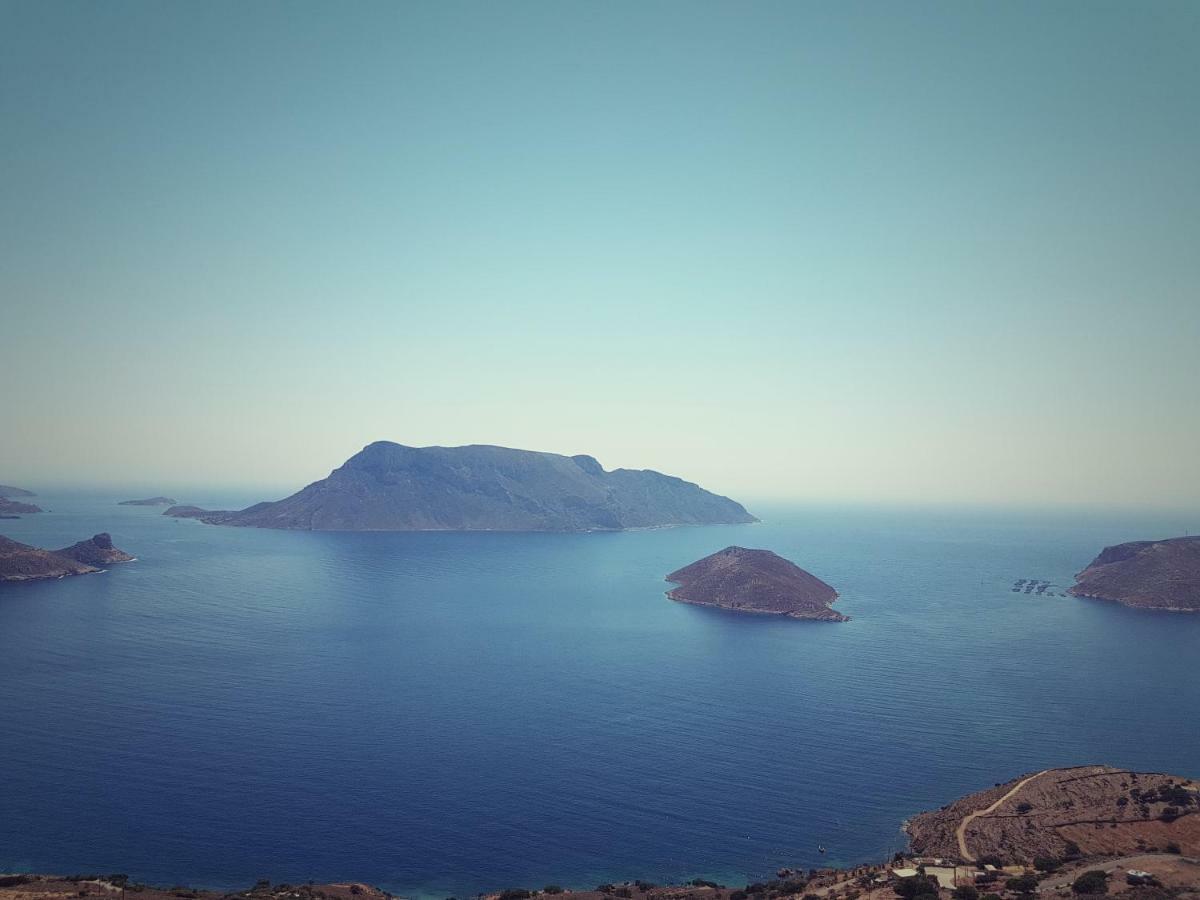 Kalymnos Skalia Mountain-Sea Villa Bagian luar foto