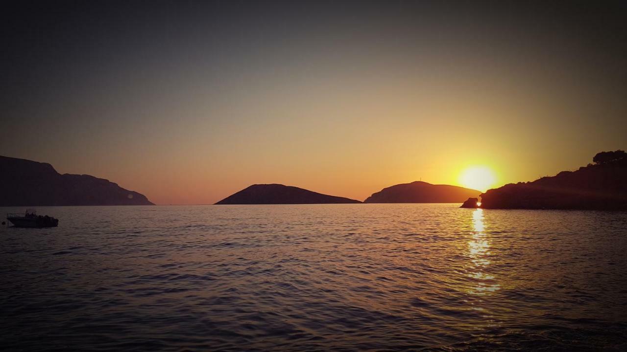 Kalymnos Skalia Mountain-Sea Villa Bagian luar foto