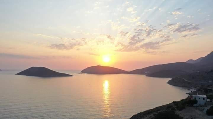 Kalymnos Skalia Mountain-Sea Villa Bagian luar foto